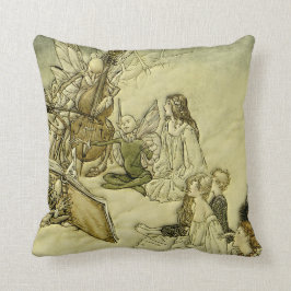 Und ein feenhaftes Lied - Arthur Rackham Kissen