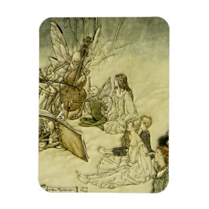 Und ein feenhaftes Lied - Arthur Rackham Magnet