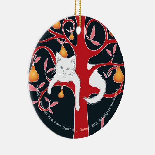 Und ein Perser in einem Birnbaum... zweiseitig. Keramikornament (Rechts)