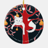 Und ein Perser in einem Birnbaum... zweiseitig. Keramikornament (Hinten)