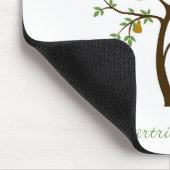Und ein Rebhuhn in einer Birne Mousepad (Ecke)