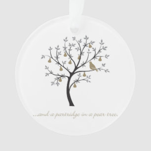 Und ein Rebhuhn in einer Birne Ornament