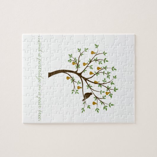 Und ein Rebhuhn in einer Birne Puzzle (Horizontal)