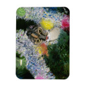 Und eine Katze in einem Weihnachtsbaummagazin Magnet (Vertikal)