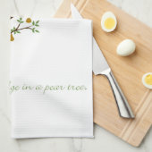 Und eine Partridge in einem Birnenbaum Handtuch (Viertel Falte)