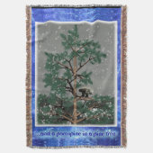 Und eine Porcupine in einem Kiefernbaum Decke (Vorderseite Vertikal)