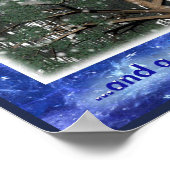 Und eine Porcupine in einem Kiefernbaum Poster (Ecke)