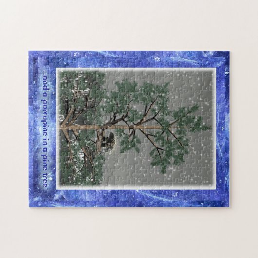 Und eine Porcupine in einem Kiefernbaum Puzzle (Horizontal)