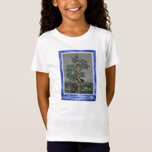 Und eine Porcupine in einem Kiefernbaum T-Shirt (Vorderseite)