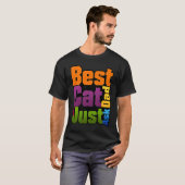 und einzigartiger bester Katzenvater T-Shirt (Vorne ganz)