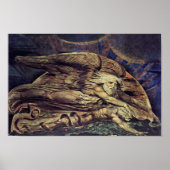 Und Elohim erschuf Adam von William Blake Poster (Vorne)