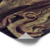 Und Elohim erschuf Adam von William Blake Poster (Ecke)