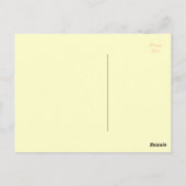 Und er sagte "Party" Postkarte (Rückseite)