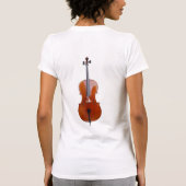 Und er spielt das Cello. T-Shirt (Rückseite)