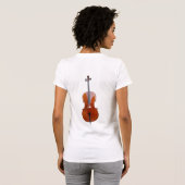 Und er spielt das Cello. T-Shirt (Schwarz voll)