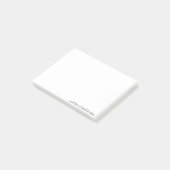 … und folglich wird es getan post-it klebezettel (angewinkelt)