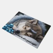 Und für alle eine gute Nacht Fußmatte (Schrägansicht)