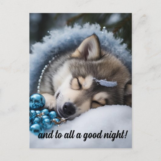 Und für alle eine gute Nacht Postkarte (Vorderseite)