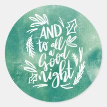 UND FÜR ALLE EINE GUTE NACHT