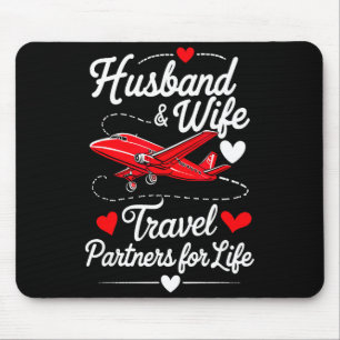 Und für Paare, die passend für Ehepartner Reisen Mousepad