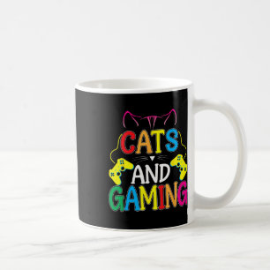 Und Gaming für das Videospiel Cat Lover Gamer Kaffeetasse