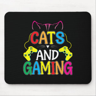 Und Gaming für den Katzenliebhaber Gamer Videospie Mousepad