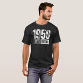 und Geboren 1958 T-Shirt (Vorne ganz)