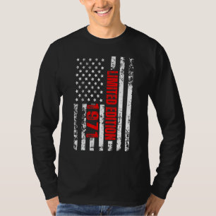Und Geboren im Jahr 1971 Patriotic 51. Geburtstag T-Shirt