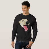 Und glücklich Labrador! Sweatshirt (Vorne ganz)