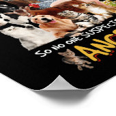 Und Gott sagte, ich werde sie ohne Flügel schicken Poster (Ecke)