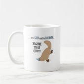 Und Gott sagte nach Darwin…. Kaffeetasse (Links)