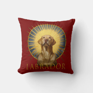 Und Gott schickte Labrador Funny Art Kissen