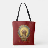Und Gott schickte Labrador Funny Art Tasche (Rückseite)