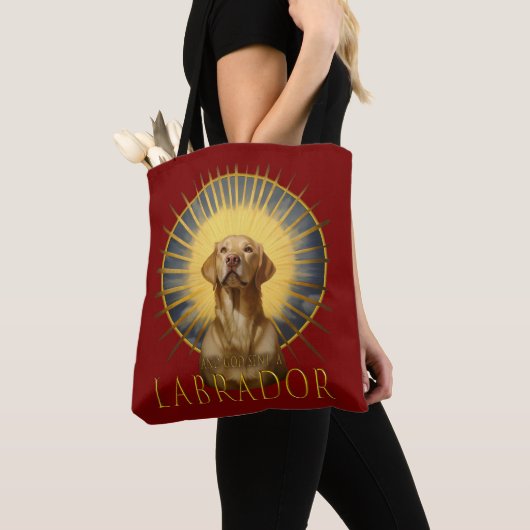 Und Gott schickte Labrador Funny Art Tasche (Von Nahem)