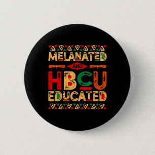 Und Hbcu unterrichtete Afrika Stolz Schwarzgeschic Button