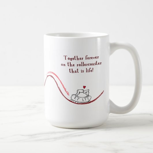 "UND Herz LTT " Kaffeetasse (Rechts)