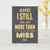 Und i-Fräulein Fräulein Me noch Fräulein-You More Karte (Gelbe Blume)