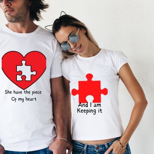 Und ich behielt es, paar Valentine T-Shirt