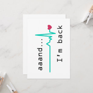 Und ich bin wieder da, Überlebende von Herzattacke Einladung