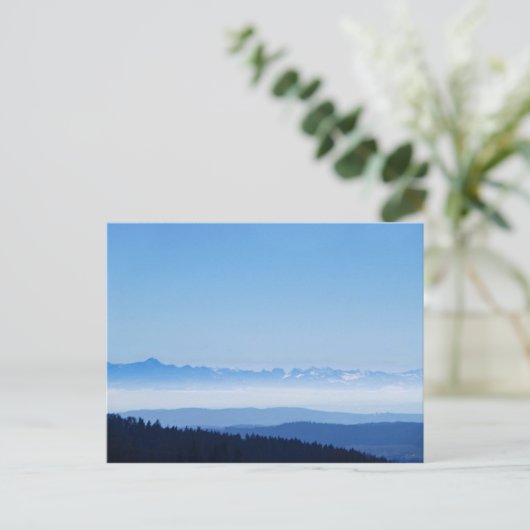 "... Und ich denke an mich: ..." Postkarte (Stehend Vorderseite)