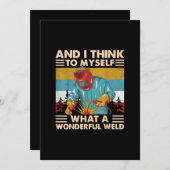 Und ich denke für mich, was für ein wunderbarer We Ankündigung (Vorne/Hinten)