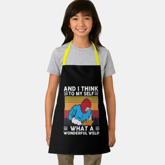 Und ich denke für mich, was für ein wunderbarer We Schürze (Insitu)