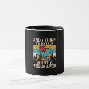 Und ich denke mir, was für ein wunderbares Schweiß Tasse
