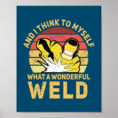 Und ich denke mir, was für eine wunderbare Welt Poster (Vorne)