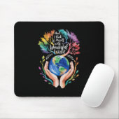 Und ich denke, was für eine wunderbare Welt Erde Mousepad (Mit Mouse)