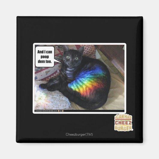 Und ich kann das auch gekackt haben. magnet (Vorne)