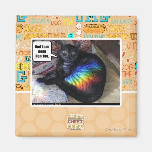 Und ich kann das auch gekackt haben. magnet (Vorne)