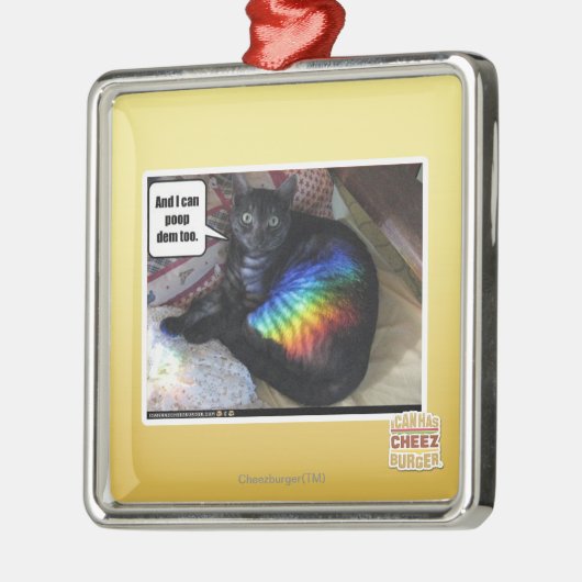 Und ich kann DM auch kacken Ornament Aus Metall (Links)