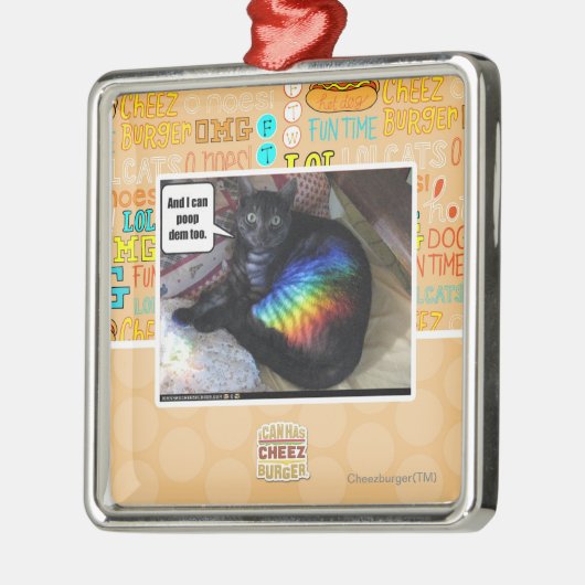 Und ich kann DM auch kacken Ornament Aus Metall (Links)