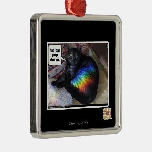 Und ich kann DM auch kacken Ornament Aus Metall (Rechts)
